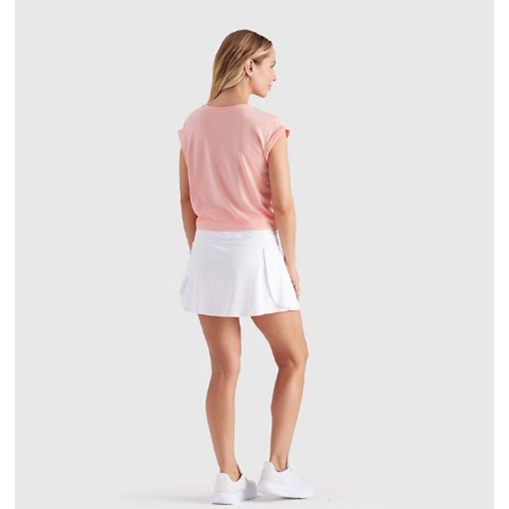 FREELY White Sz XL Soft Stretchy Pull On Athletic DEVINA Skort Pockets - Picture 4 of 9
